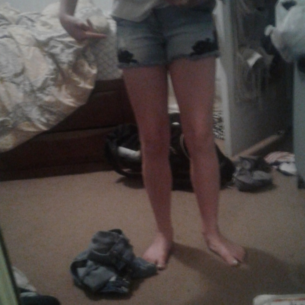 Fringe shorts